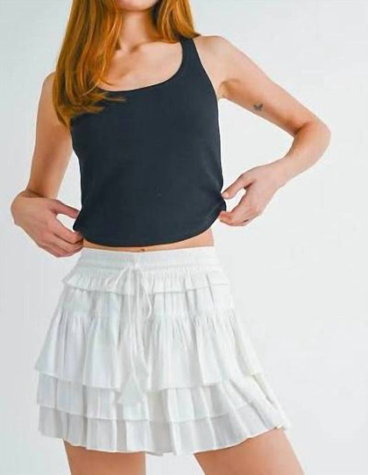 Reset By Jane - Tiered Ruffle Skort