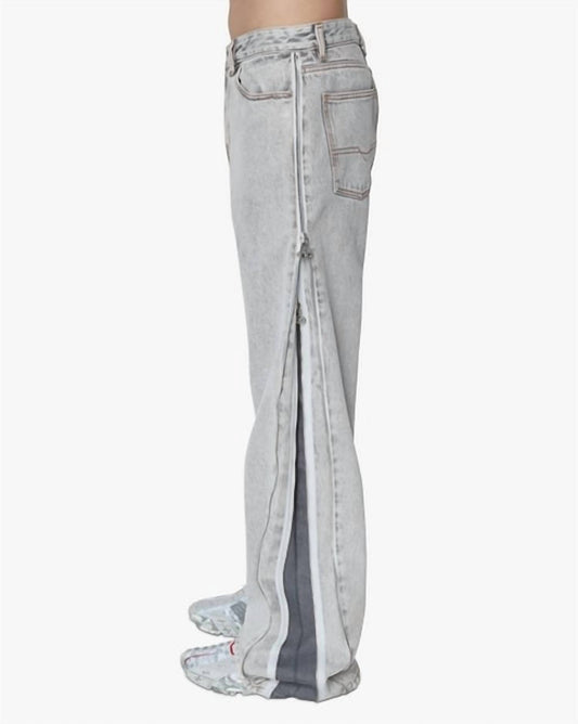 Diesel - Diesel Grey Straight-leg Denim Jeans