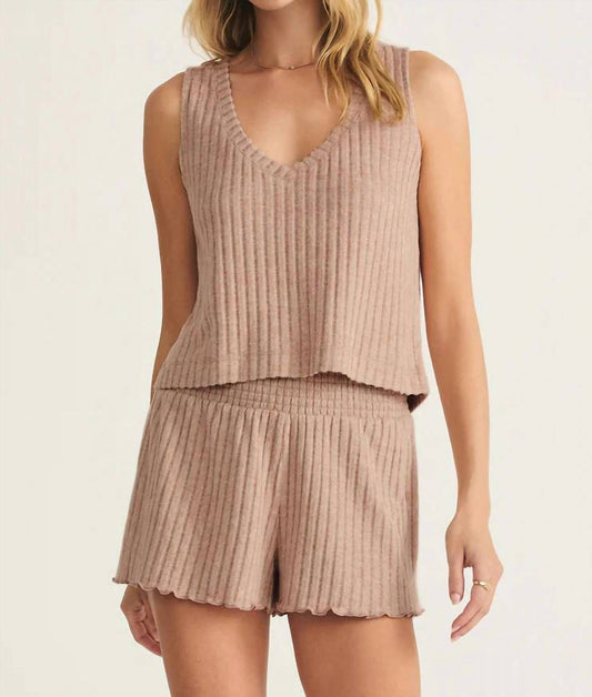 Z Supply - Sloane V-neck Silky Rib Tank