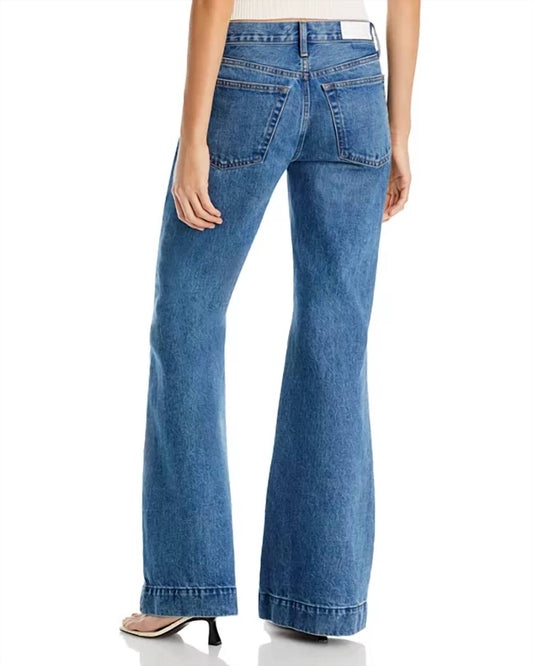 Re/Done - 70s Low Rise Bell Bottom Wide Leg Jeans
