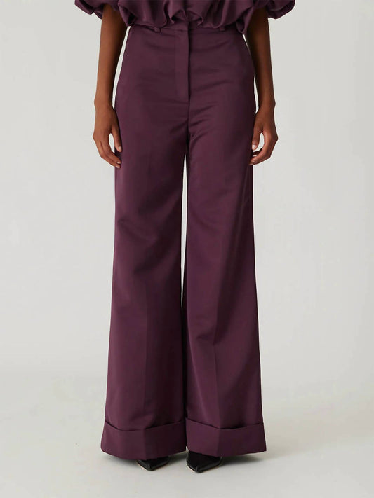 Rebecca Taylor - Sateen Wide Leg Pants