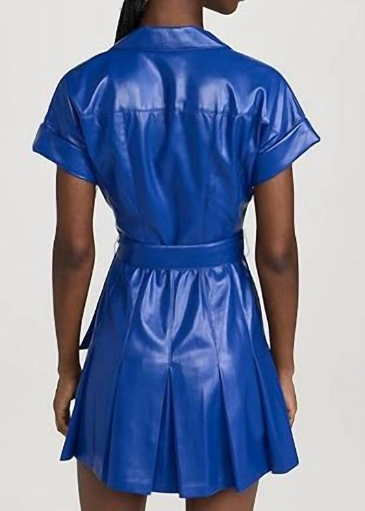 Alice + Olivia - Shirley Vegan Mini Dress