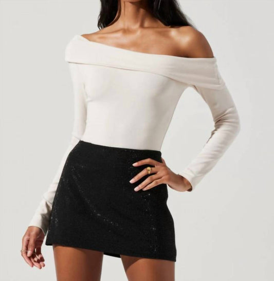 Astr - Lenore Off Shoulder Bodysuit