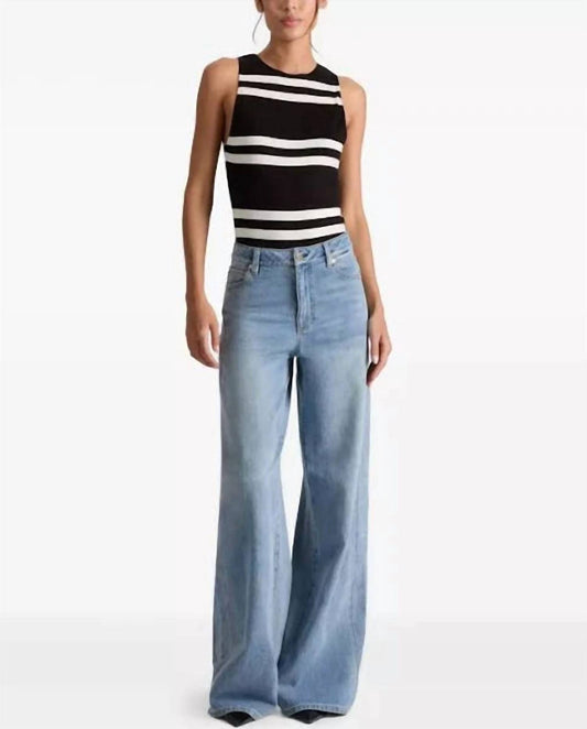 Alice + Olivia - Rothy Sleeveless Crewneck Bodysuit