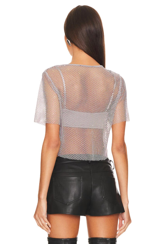 Astr - Mckay Mesh Set Bralette Top