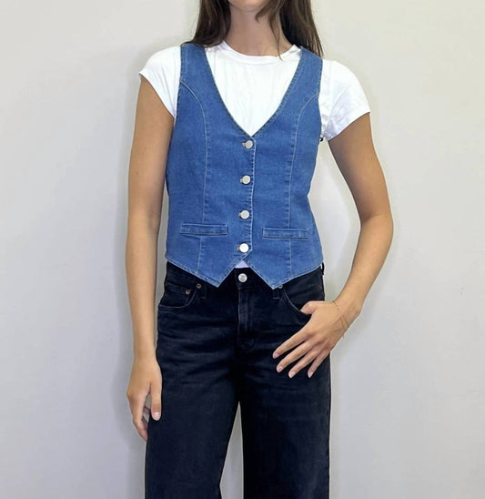 Papillon - Stretch Denim Vest
