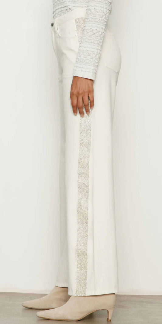 Sanctuary - CADENCE SHIMMER STRIPE JEAN