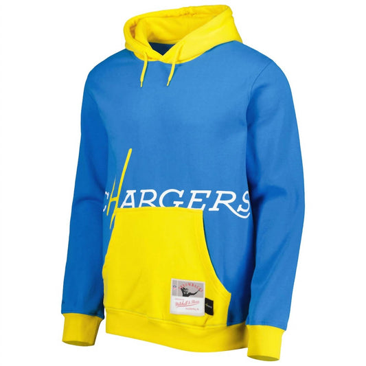 Mitchell & Ness - Men's Los Angeles Chargers Nfl Throwbacks Hoodie Sweatshirt