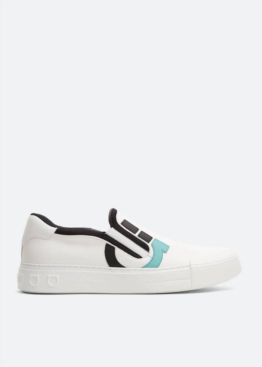 Salvatore Ferragamo - Men's Gancini Slip-on Sneakers