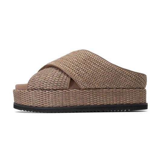 Roam - Women's Cross Stack Raffia Sandals