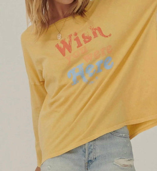 Promesa - Wish You Were Here Long Sleeve Graphic Tee