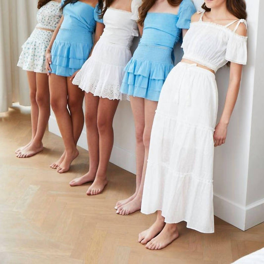 Theme - Bella Maxi Dot Tassels Skirt