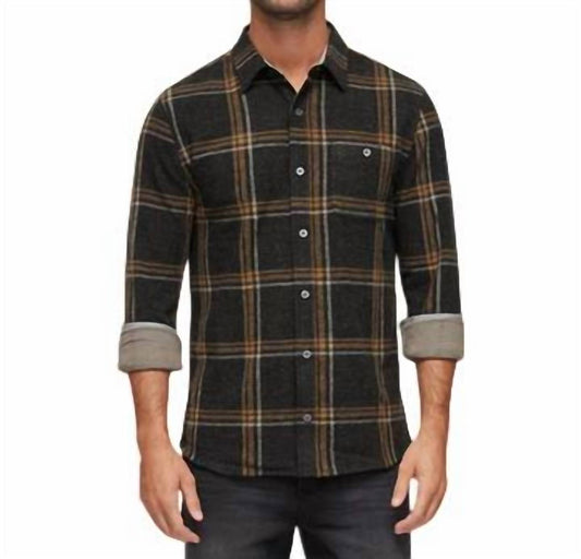 Flags & Anthem - Long Sleeve Hero Knit Flannel Shirt