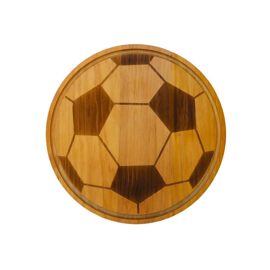 Creative Gifts International - Soccer Ball Wood Board - 13"