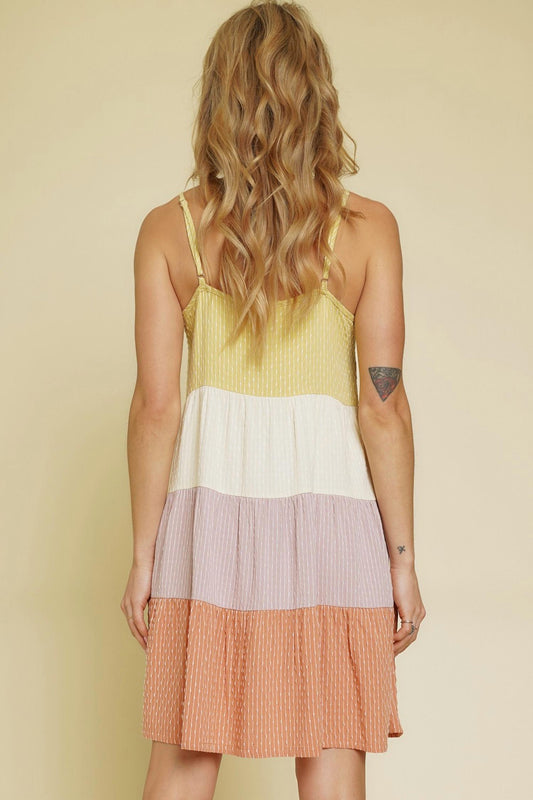 Mystree - Block Babydoll Dress