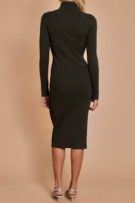Gilli - Longsleeve Turtleneck Sweater Dress