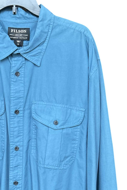 Filson - Men's Washed Feather Cloth Shirt