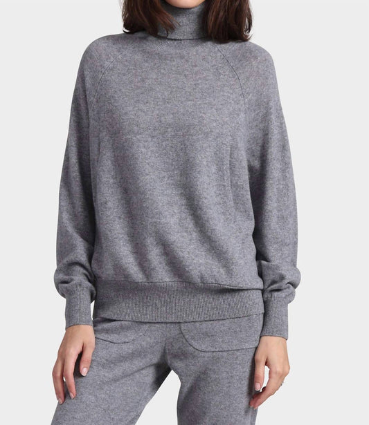 Minnie Rose - Cashmere Oversized Turtleneck Sweater