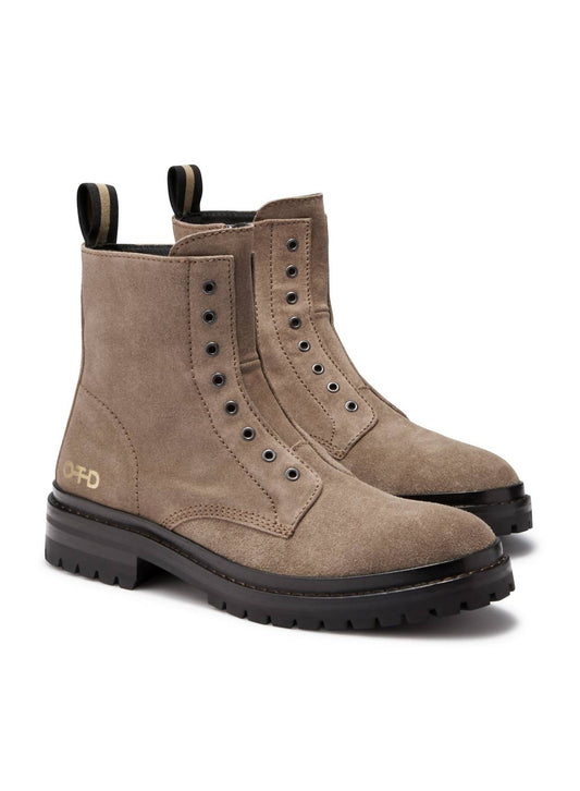 On This Day - Men's Laceless Suede Combat Boot
