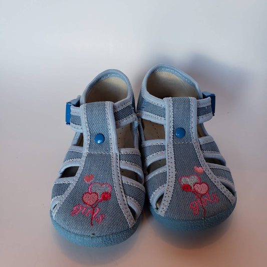 Renbut Shoes - Girl's Fisherman Sandal With Clamp Buckle Closure