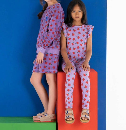 Bonmot - Girl's Allover Flowers Legging