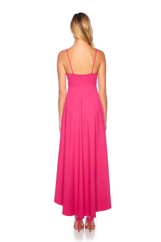 Susana Monaco - Sweetheart String High Low Midi Dress