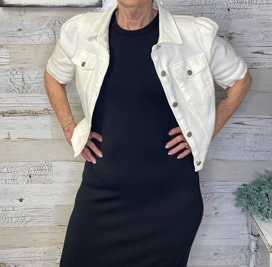 Sadie & Sage - Clear Eyes Crop Denim Jacket