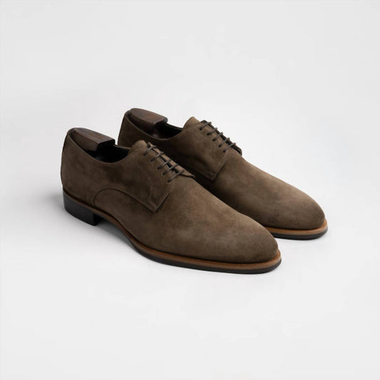Scarpe Di Bianco - Men's Pisa Suede Derby Shoes