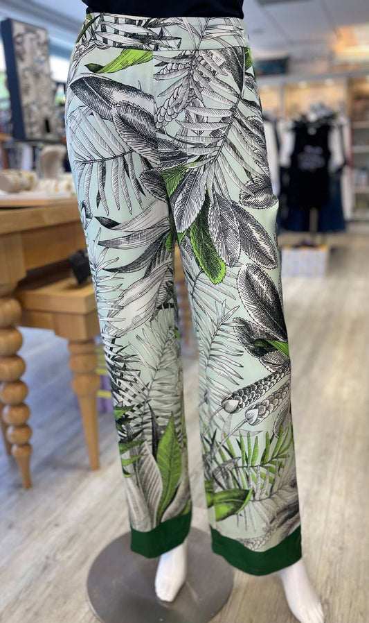 Robell - Women's Chloe Wide Leg Trousers