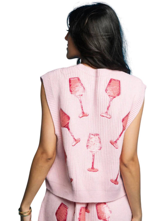 Queen Of Sparkles - Rosè in the USA Sweater Vest