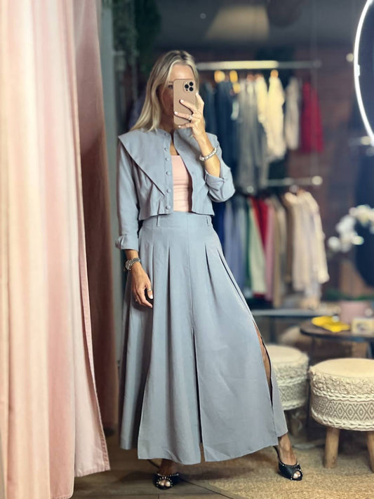 Aurora - Laura Skirt And Shirt Set