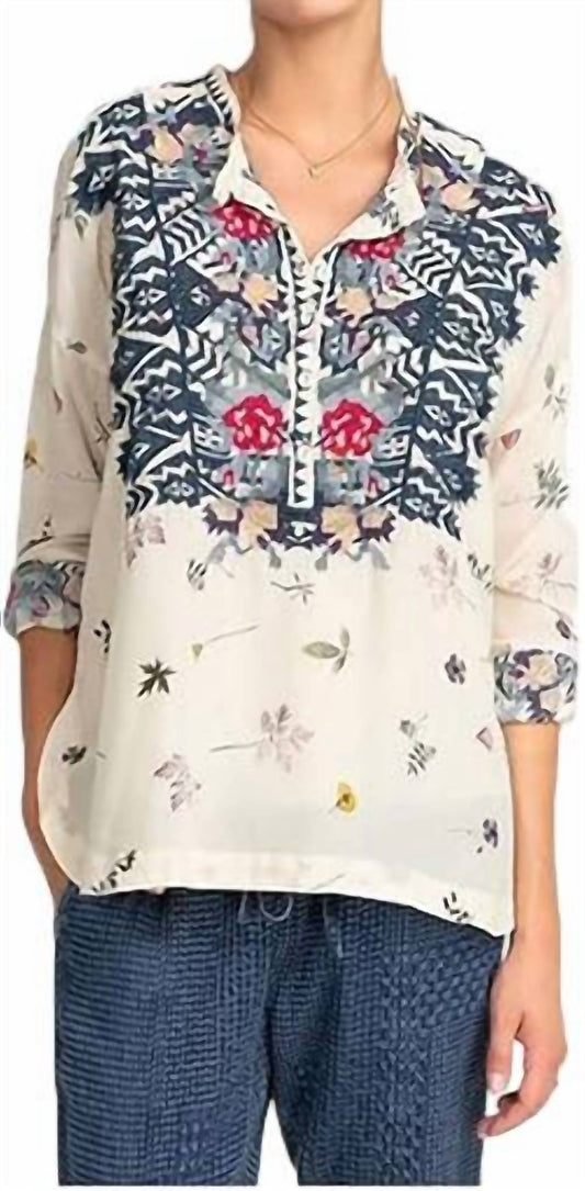 Johnny Was - Women's Nostra Silk Blouse