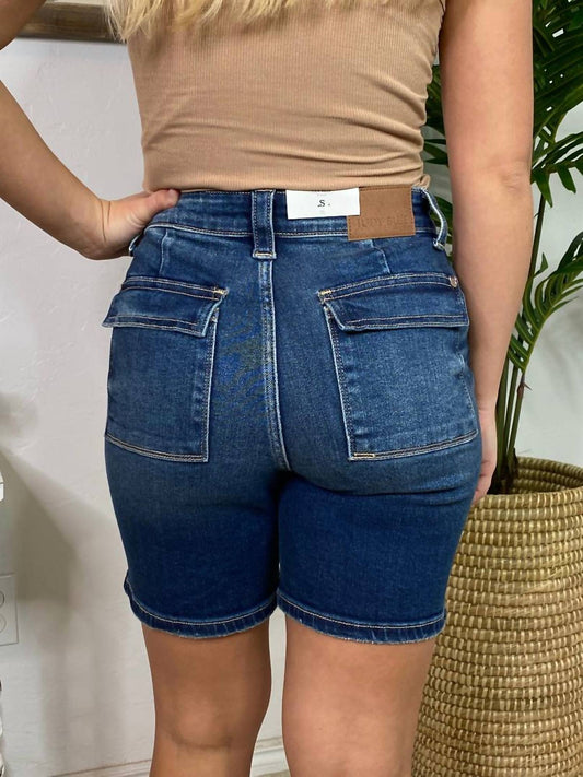 Judy Blue - Dark Bermuda Shorts