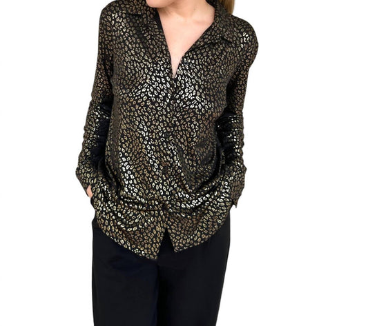 Elliott Lauren - Gold Digger Lurex Shirt
