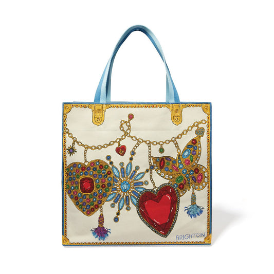 Brighton - Glittering Love Canvas Tote Bag