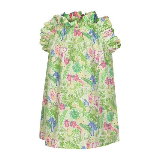 Carvalho Couture - Girl's Margot Ruffle Top