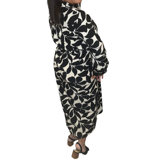 Entro - Button Front Midi Dress