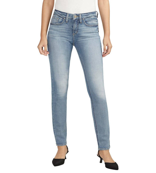 Silver Jeans Co - Mid Rise Curvy Fit Suki Straight Jeans