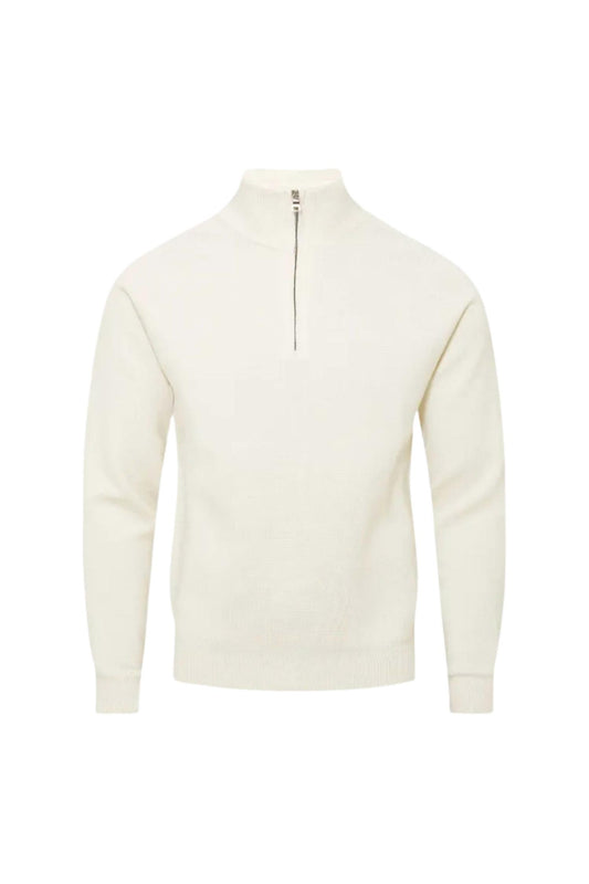Orlebar Brown - Men's Neilson Ice Wool Half Zip Top