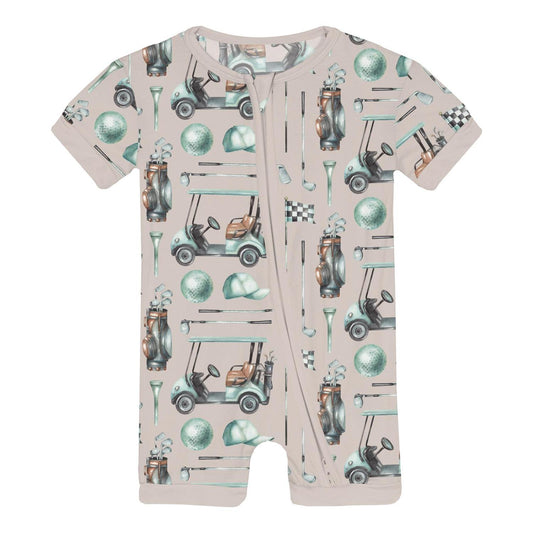 Kickee - Infant & Toddler Boy's Shorty Sleeper With Zipper