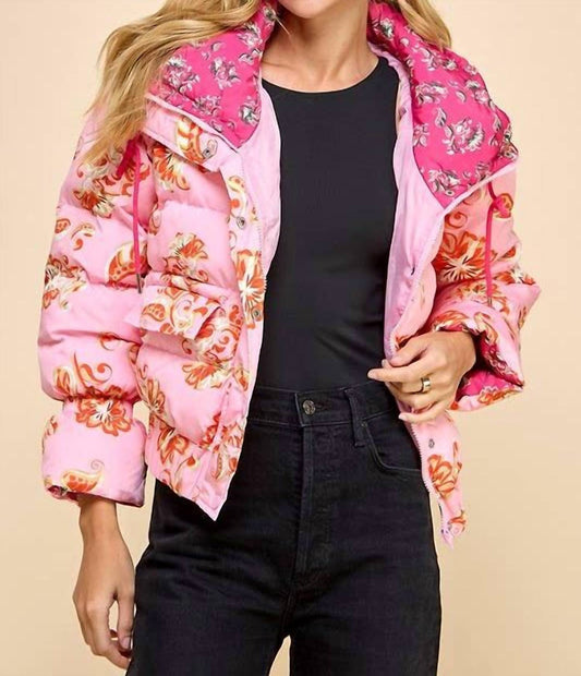 Tcec - Fancy Flowers Puffer Jacket