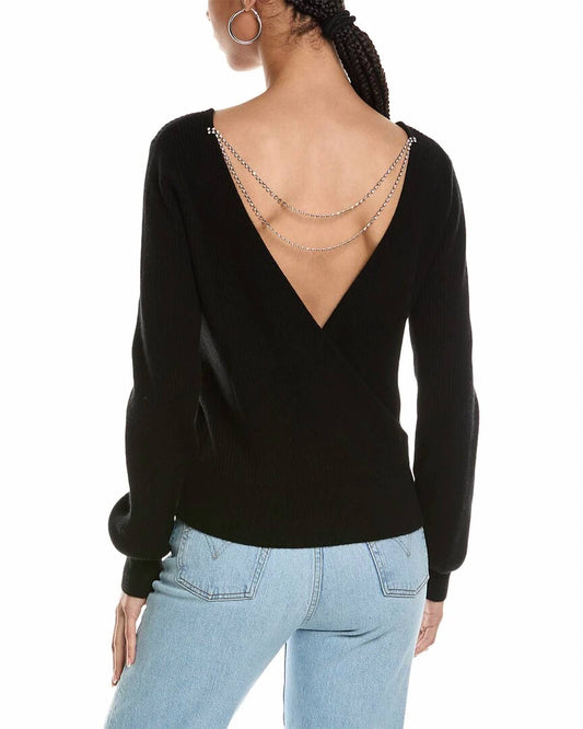 Brodie Cashmere - Dulce Diamond Wrap Back Top