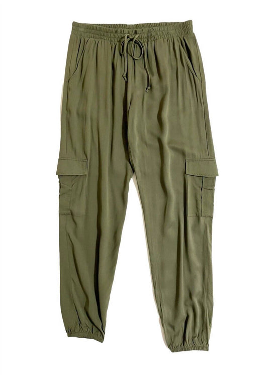 Socialite - Drawstring Stretch Waist Casual Jogger Pants