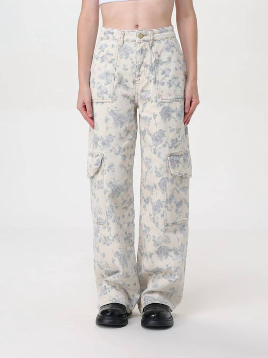 Ganni - Angi Floral Printed Cargo Jean