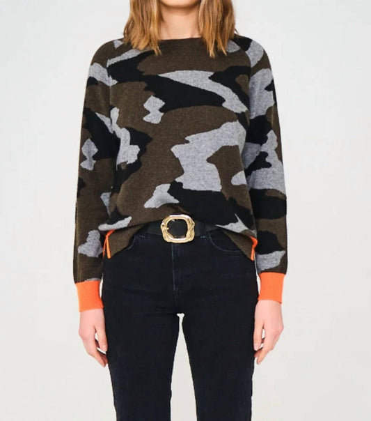Brodie Cashmere - Cool Camo Jumper