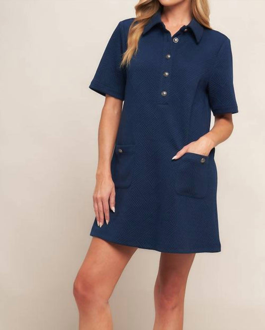 Flying Tomato - Textured Knit Mini Dress