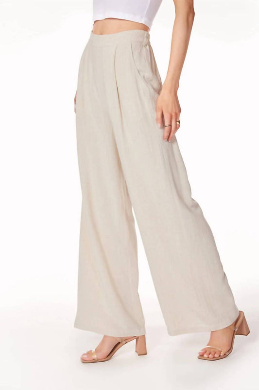 Bobi - Pleated Wide Leg Pants