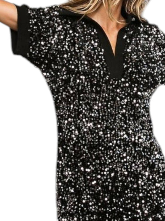 Bibi - Shimmer and Shine Shirt Dress