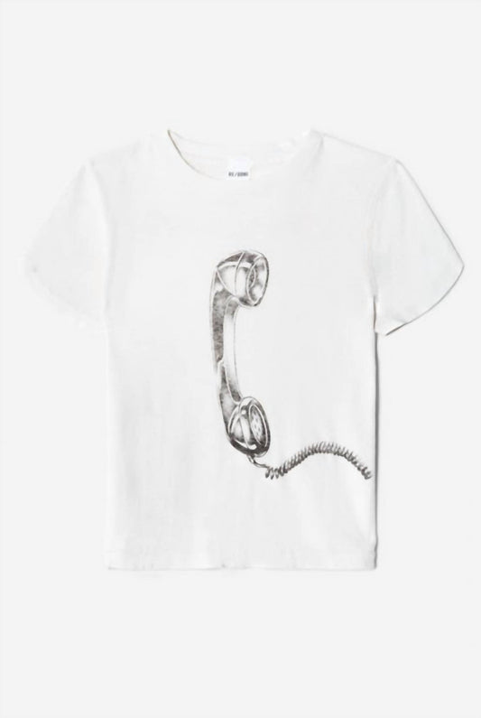 Re/Done - 90s Baby Call Me Tee