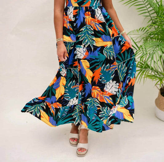 Entro - Floral Maxi Sundress